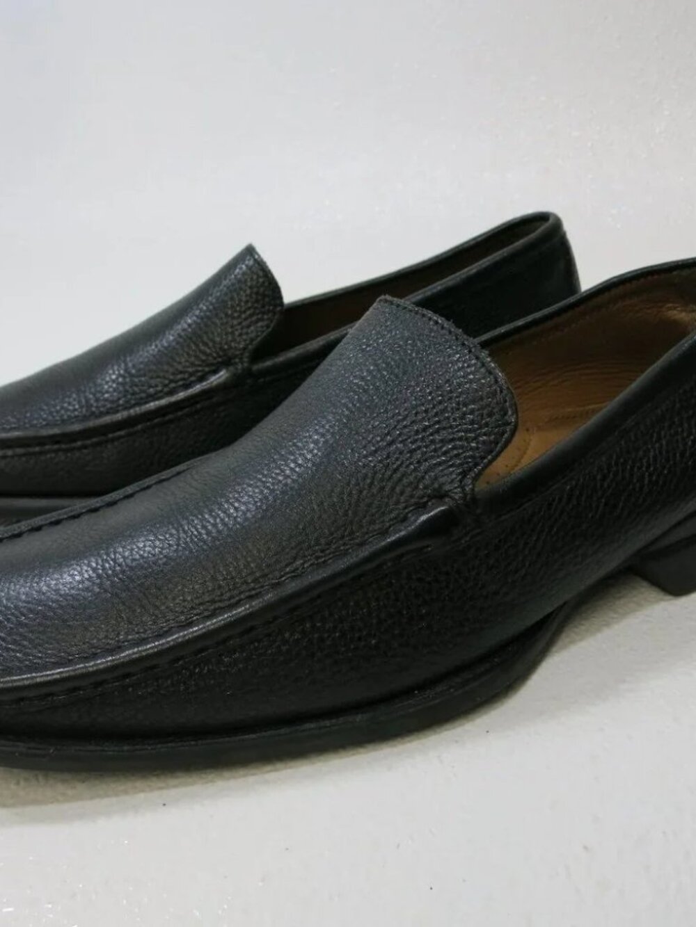 Alfani Leather Moccasin Comfort Loafers Men's Footwear Driver Shoes Sz 10.5 M